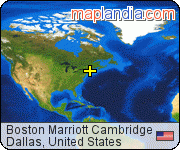 Boston Marriott Cambridge satellite map