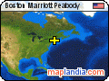 Boston Marriott Peabody satellite map
