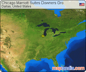 Chicago Marriott Suites Downers Gro satellite map