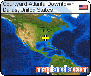 Courtyard Atlanta Downtown satellite map
