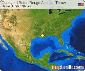 Courtyard Baton Rouge Acadian Thruw satellite map