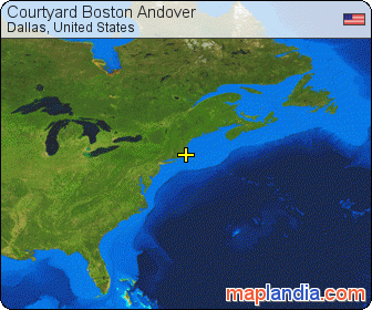 Courtyard Boston Andover satellite map