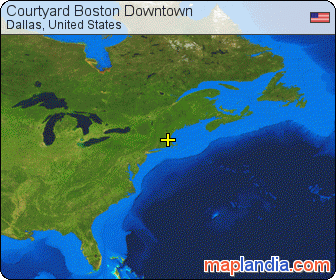 Courtyard Boston Downtown satellite map