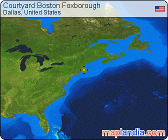 Courtyard Boston Foxborough satellite map