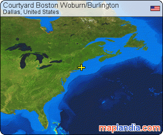 Courtyard Boston Woburn/Burlington satellite map