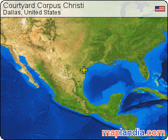 Courtyard Corpus Christi satellite map
