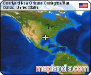 Courtyard New Orleans Covington/Man satellite map