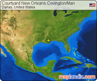 Courtyard New Orleans Covington/Man satellite map