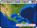 Courtyard Orlando Airport satellite map