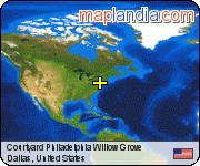Courtyard Philadelphia Willow Grove satellite map