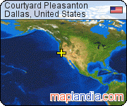 Courtyard Pleasanton satellite map