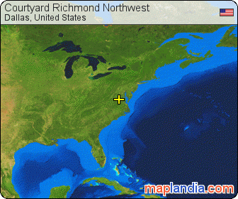 Courtyard Richmond Northwest satellite map