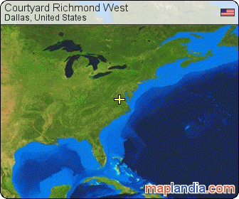 Courtyard Richmond West satellite map