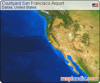 Courtyard San Francisco Airport satellite map
