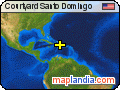 Courtyard Santo Domingo satellite map