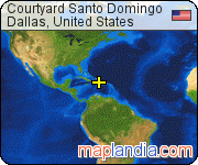 Courtyard Santo Domingo satellite map