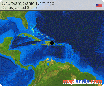 Courtyard Santo Domingo satellite map