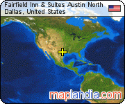 Fairfield Inn & Suites Austin North satellite map