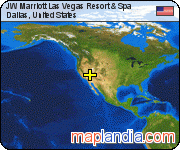 JW Marriott Las Vegas Resort & Spa satellite map