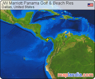 JW Marriott Panama Golf & Beach Res satellite map