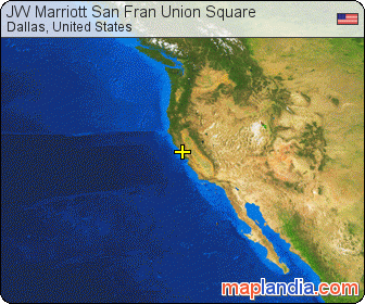 JW Marriott San Fran Union Square satellite map