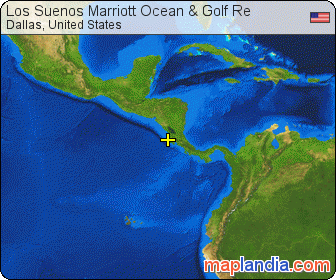 Los Suenos Marriott Ocean & Golf Re satellite map