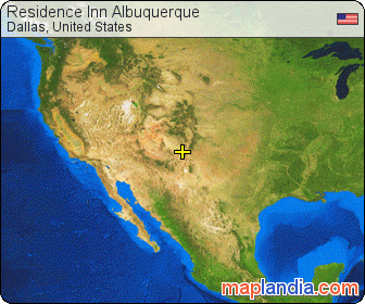 Residence Inn Albuquerque satellite map