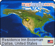 Residence Inn Bozeman satellite map