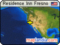 Residence Inn Fresno satellite map