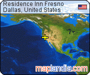 Residence Inn Fresno satellite map