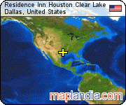 Residence Inn Houston Clear Lake satellite map