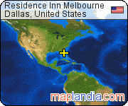Residence Inn Melbourne  satellite map