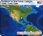 Residence Inn New Orleans Covington satellite map