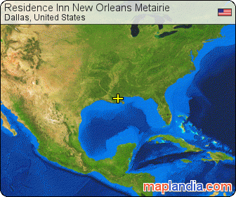 Residence Inn New Orleans Metairie  satellite map