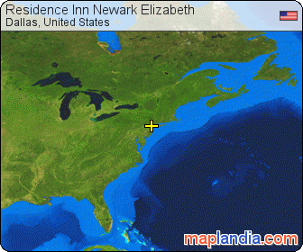 Residence Inn Newark Elizabeth satellite map