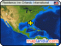 Residence Inn Orlando International satellite map