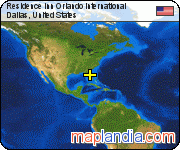 Residence Inn Orlando International satellite map