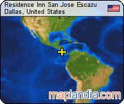 Residence Inn San Jose Escazu satellite map