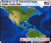 Residence Inn St. Petersburg Clearw satellite map