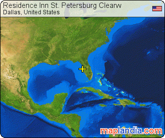 Residence Inn St. Petersburg Clearw satellite map