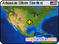Arkansas Storm Shelters satellite map