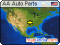 AA Auto Parts satellite map