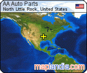 AA Auto Parts satellite map