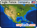 Ingle Fence Company satellite map