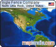 Ingle Fence Company satellite map