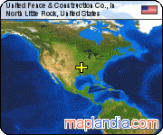 United Fence & Construction Co., In satellite map