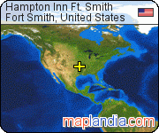 Hampton Inn Ft. Smith satellite map