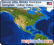 Denver Little Allstate Insurance  satellite map