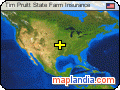 Tim Pruitt State Farm Insurance satellite map