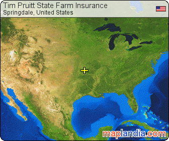 Tim Pruitt State Farm Insurance satellite map